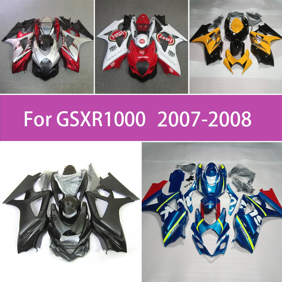 

For 2007 2008 Suzuki GSXR 1000 Motorcycle Customized Fairing Kit 07 08 GSXR1000 Injection Molding Fairings