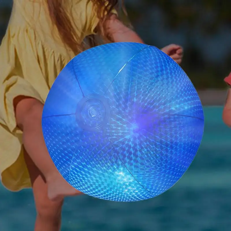 Bolas de playa iluminadas para niños, bolas luminosas para piscina, bolas de playa de neón, bolas decorativas para piscina