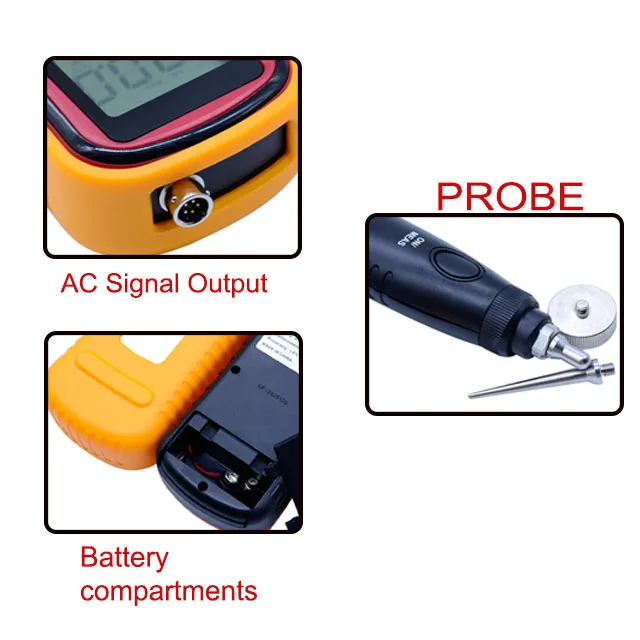 Benetech GM63B Portable Digital Vibration Analyzer Tester Meter + Temperature