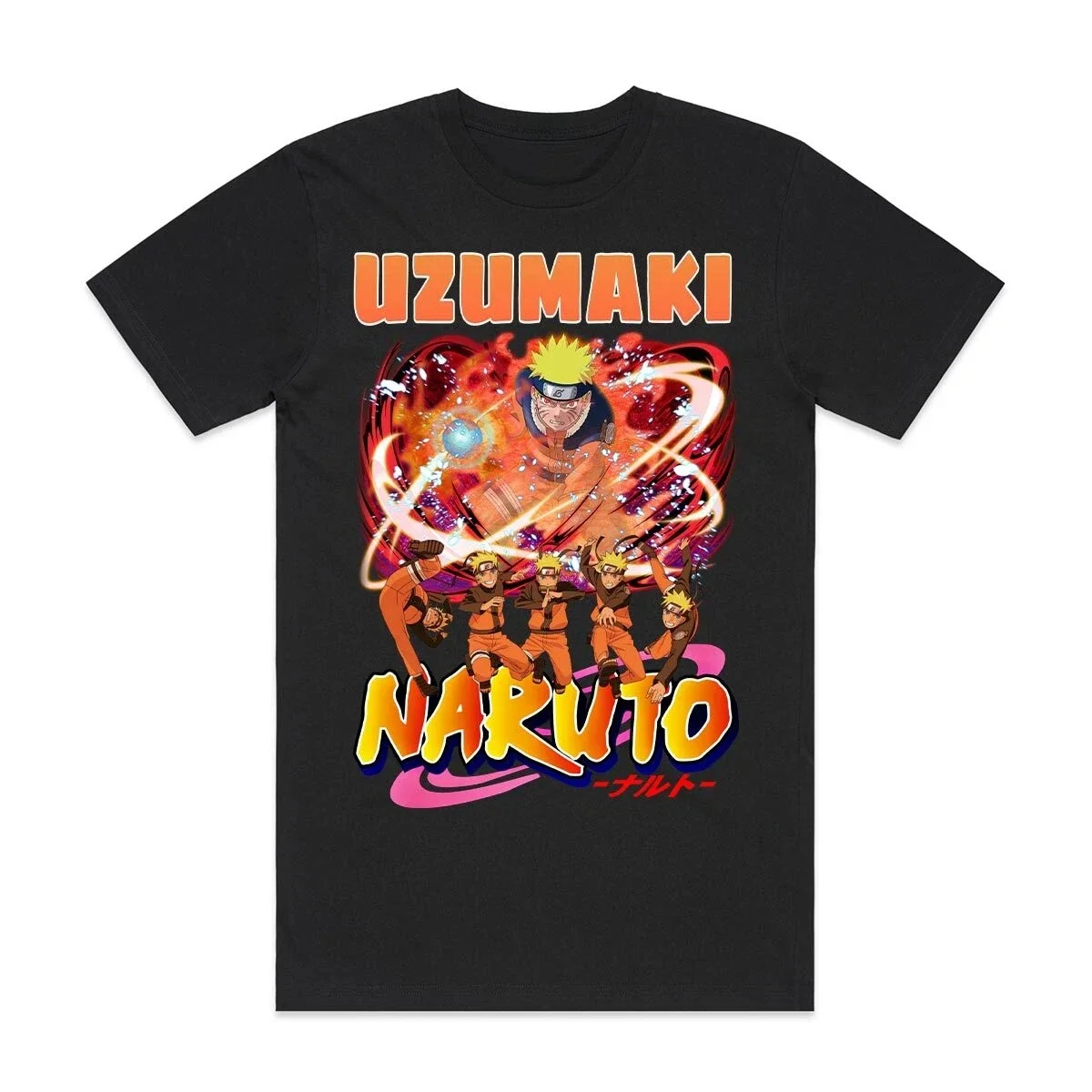 

Uzumaki Naruto Anime Oversize T-shirt Men Women Short Sleeve Casual Print Tee Cotton Unisex Streetwear Cosplay Summer Harajuku