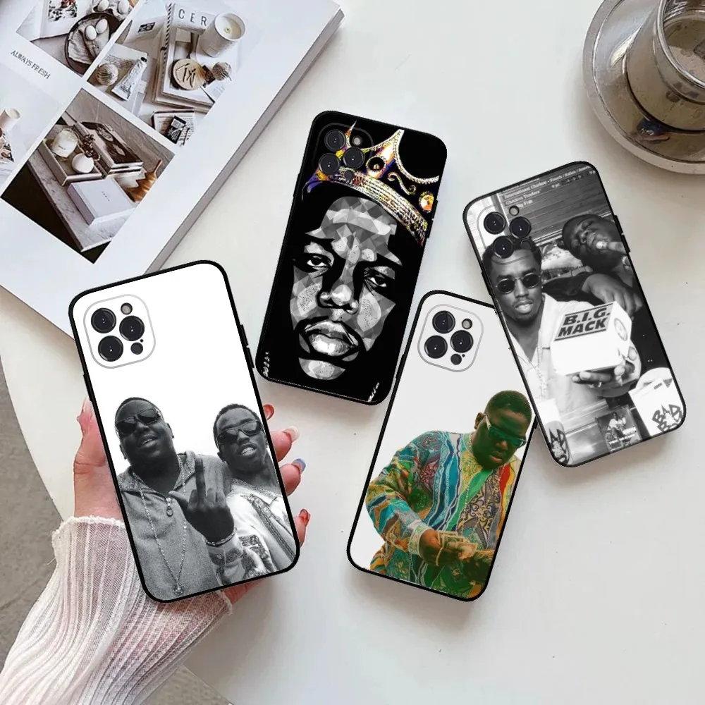 

Hip Hop Notorious B-Biggie Smalls Phone Case for IPhone 15,14,13,12,11 Pro Max Mini 8 7Plus SE2 X XR XS MAX Silcone Soft Covers