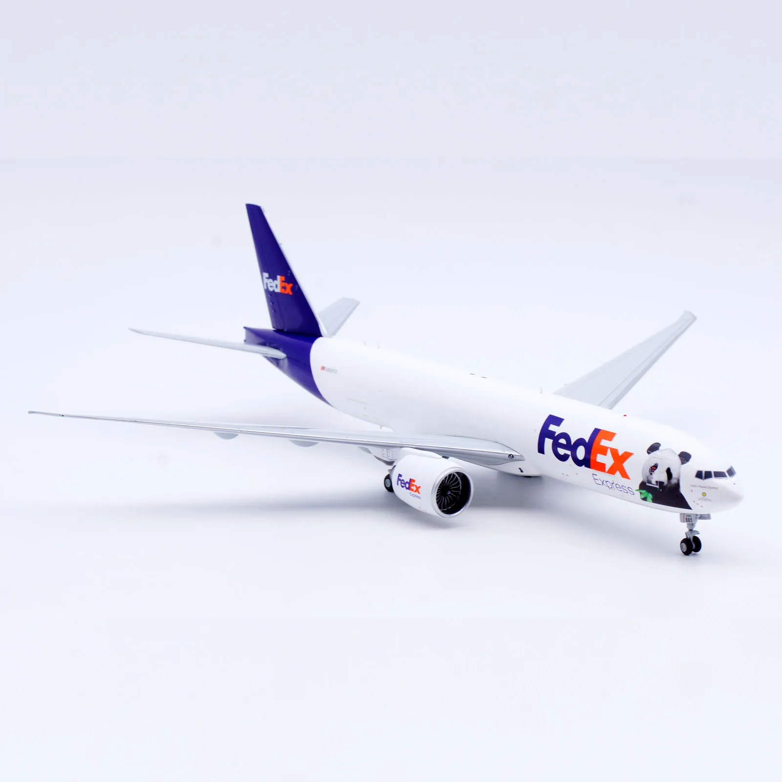 XX20046 Alloy Collectible Plane Gift JC Wings 1:200 Fedex "Panda Express" Boeing B777F Diecast Aircraft Jet Model N885FD