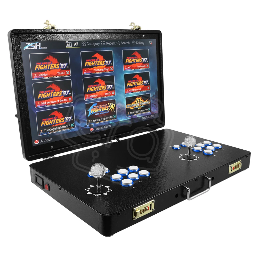 OEM Pandora 23.8-Inch Screen Dual Player All-In-One Arcade Game Console Home Desktop Portable 1-Year For Kids English Language
