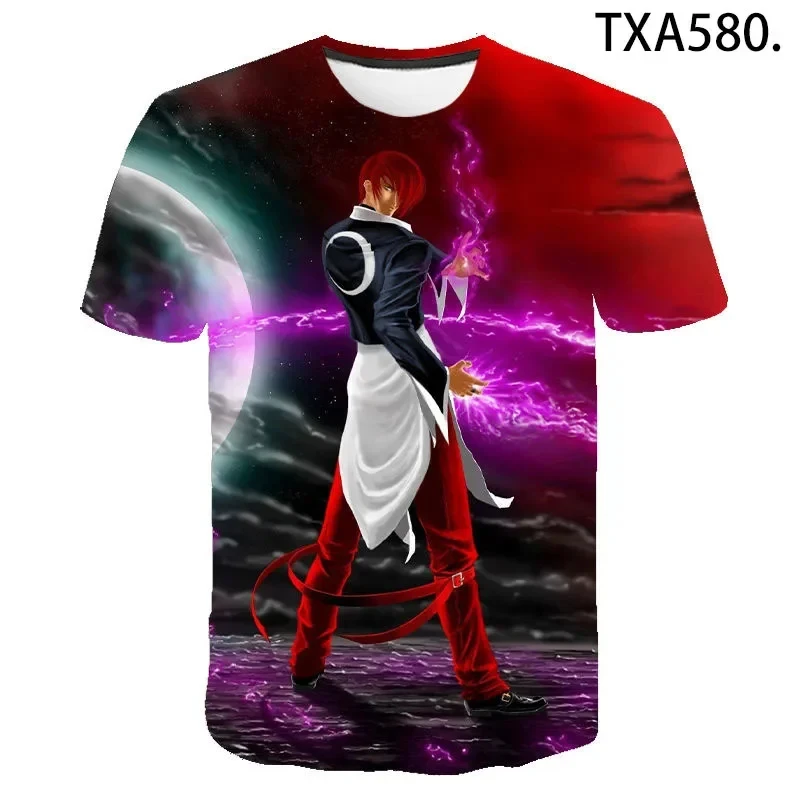 2024 New Summer Warrior King 3D Printed T-shirt Short Sleeve Casual Men's T-shirt Men's Children's Top