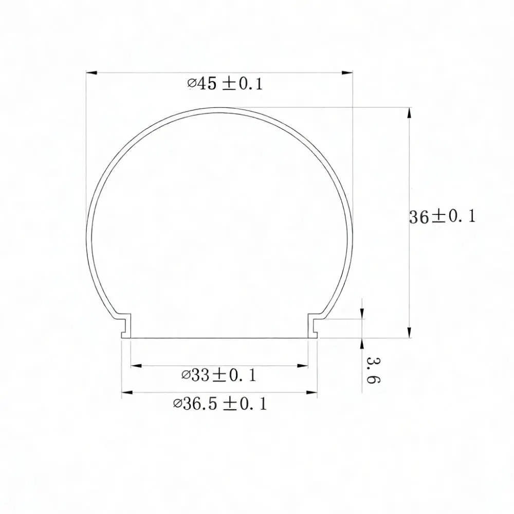 Lightweight PC Lampshade Replacement For LED Bulb Point Source Mirror Lamp Diffuser Durable Plastic Housing Parts Cover