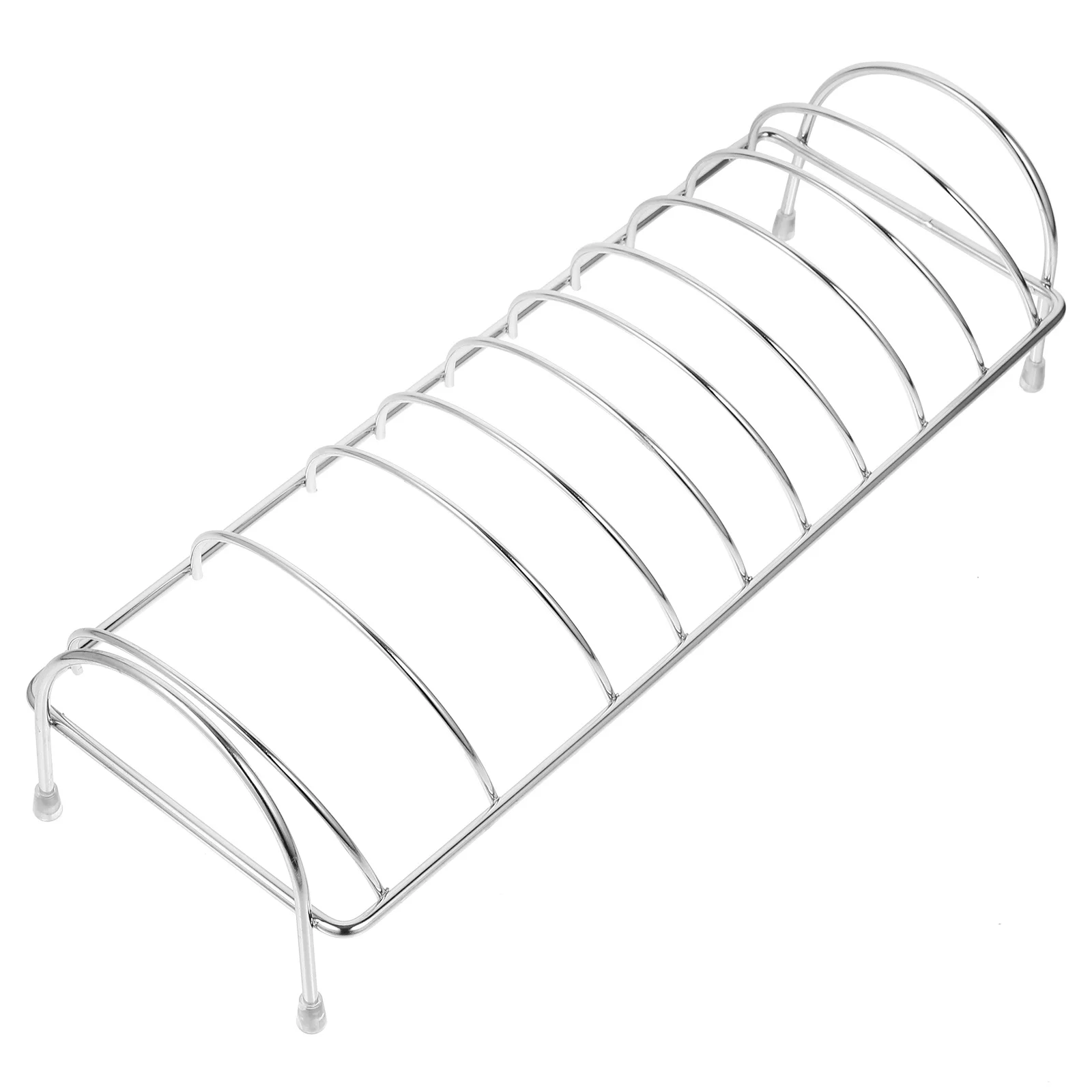 

Dish Drying Rack Stainless Steel Plate Drainer Organizer for Kitchen Counter Dishes Storage Rack Drainage Design Compact Dish