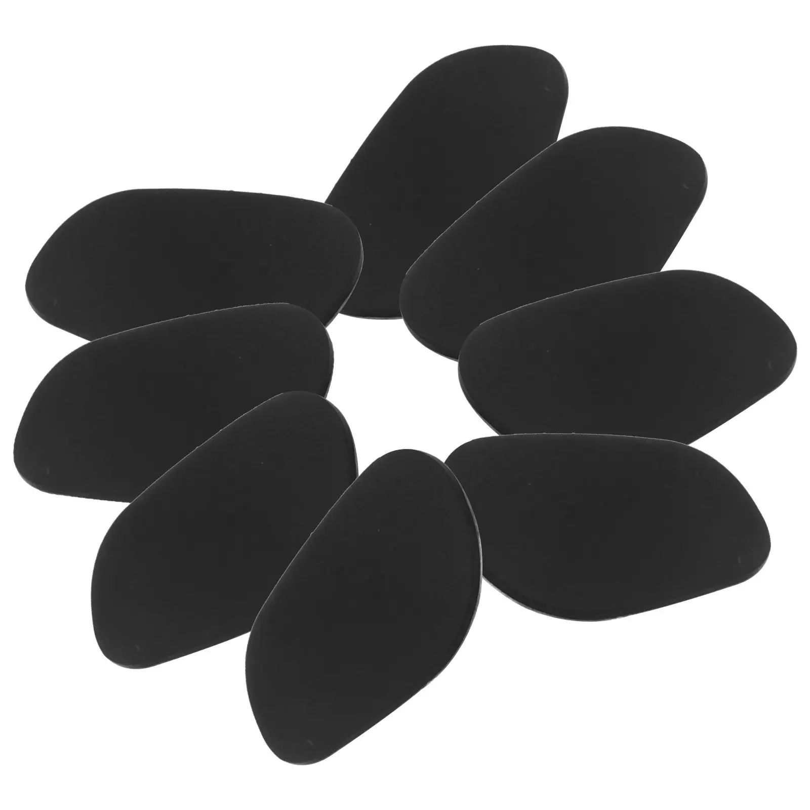 8Pcs Sax Mouthpiece Cushion Silicone Pads Easy Install Saxophone Patch Comfortable Sound Boosting Saxophone Supply