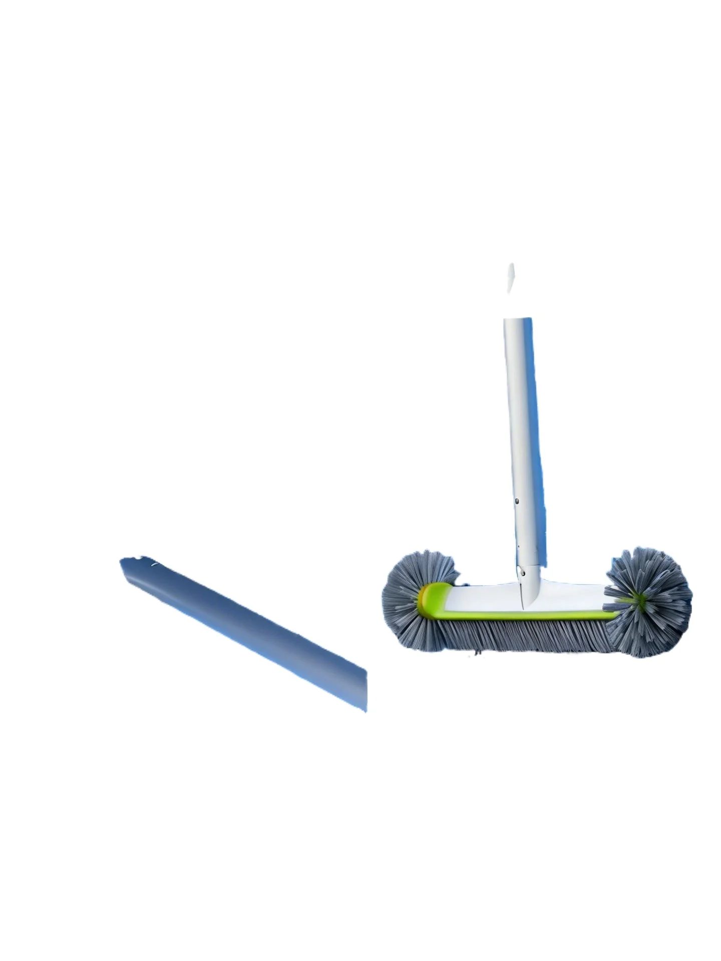 Swimming Pool Cleaning Brush, 44cm Aluminum Handle Floor Scrub for Fish Pond and Pool Bottom