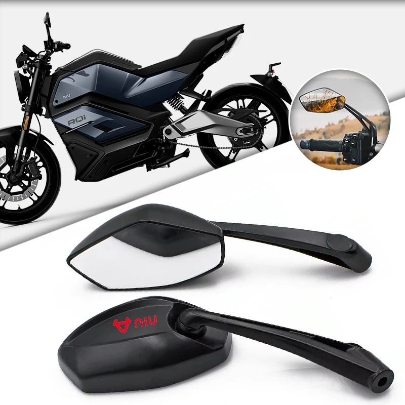 Easy Installation Motorcycle Rearview Mirror ATV Off-Road Moto Motorbike For NIU UQi+ NQiGT MQi2 MQi+ NXT NX X3 XQi3 SQi F600