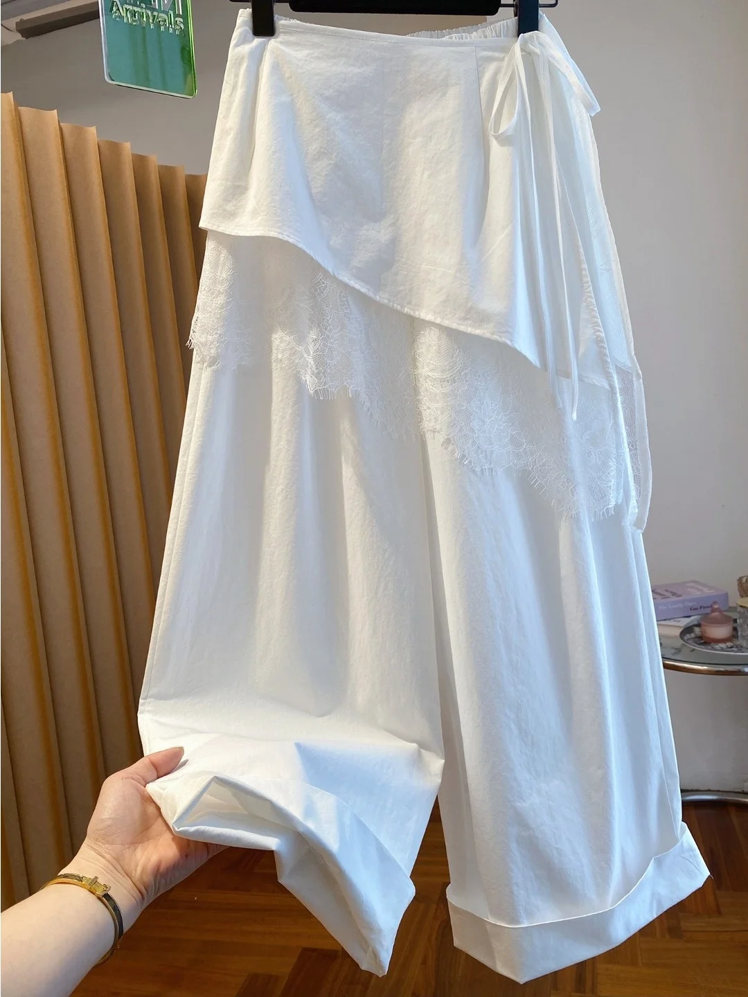 Authentic Fall 2026 Wide Leg Pants Loose Casual Thin Popular Straight Cut Women's Premium Quality Cotton Polyester Blend