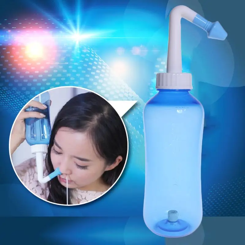 Adults Children Nose Wash System Pot Sinus & Allergies Relief Rinse Neti 500mL Dropship