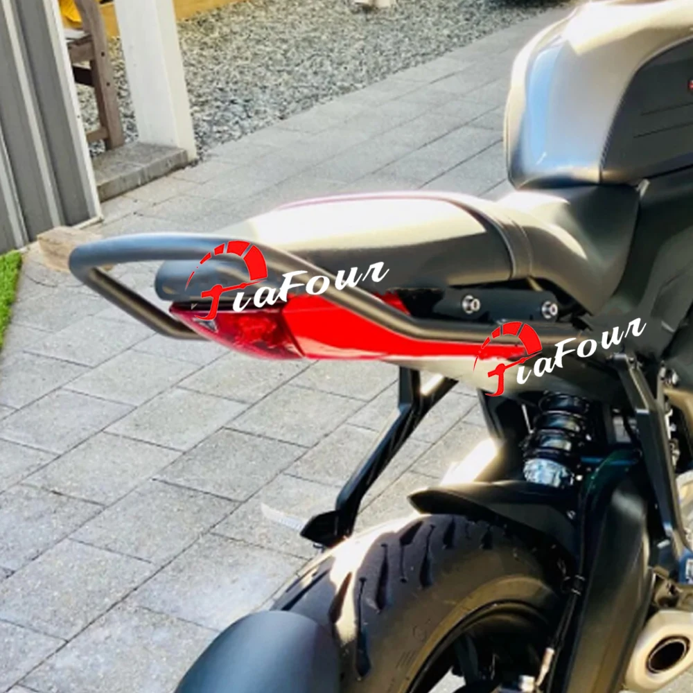 Motorcycle Accessories For Trident 660 2021-2024 Rear Seat Grab Bar Handles Seat Hand Armrest Handle Rail luggage Rack