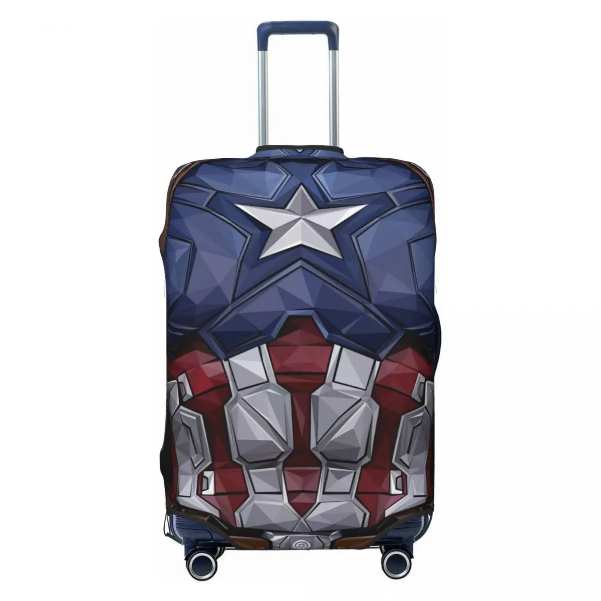 Custom Captain America Luggage Cover Protector Funny Travel Suitcase Protective Cover for 18-32 Inch