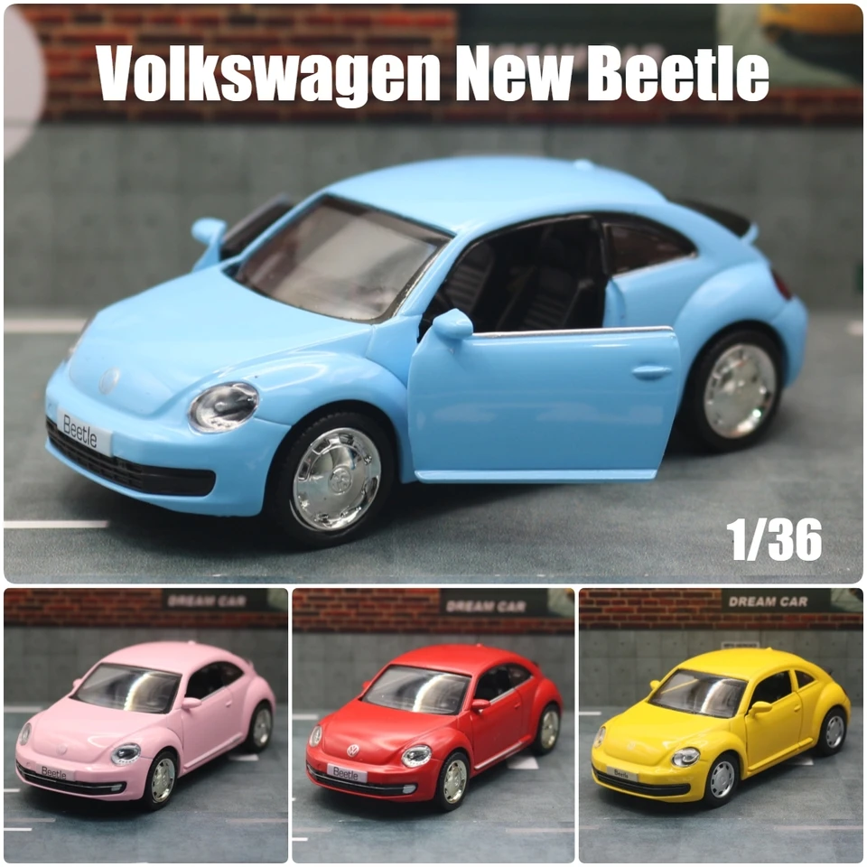 1/36 Volkswagen New Beetle Sedan Toy Car For Children RMZ CiTY