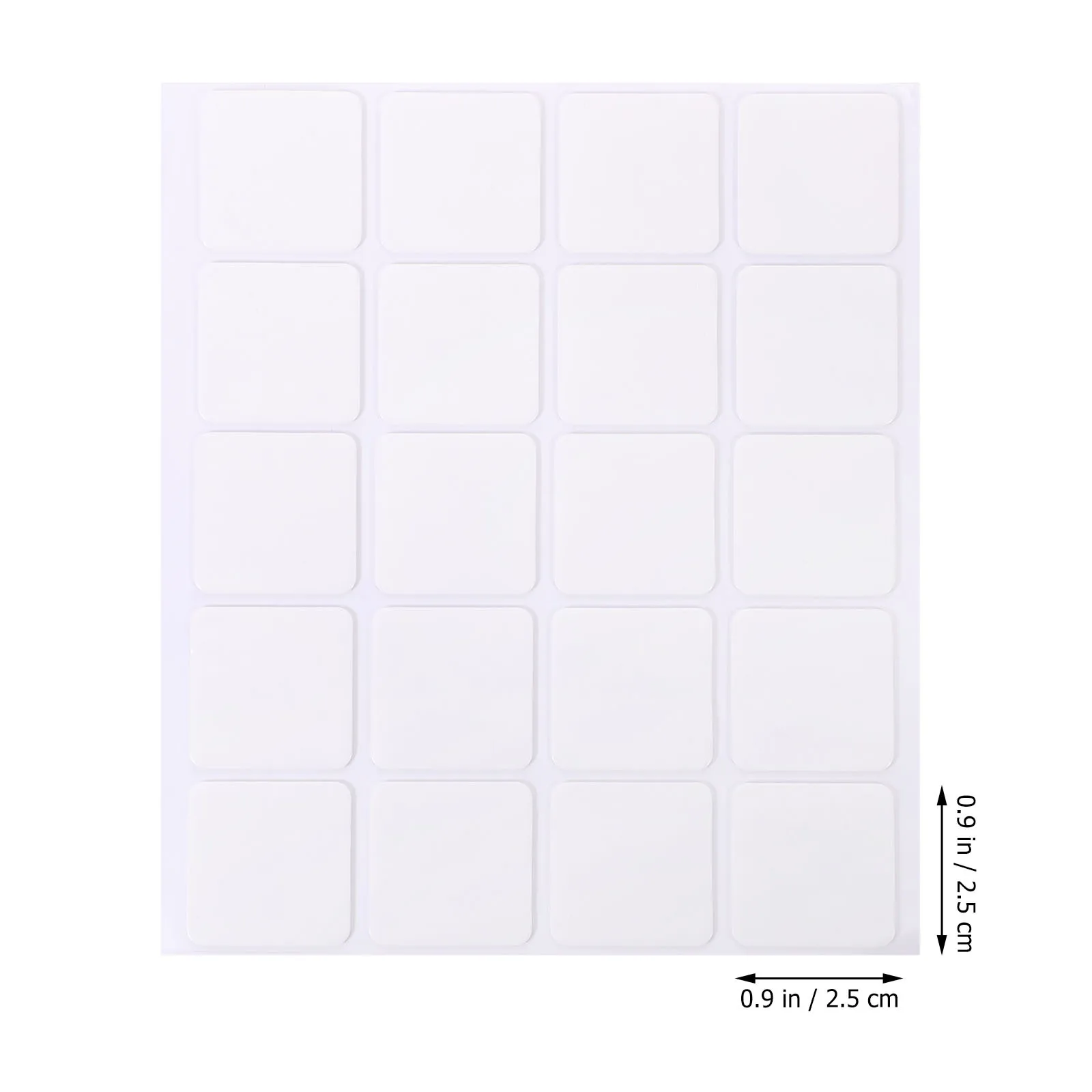 شرائط لاصقة مزدوجة الجوانب 100 قطعة شريط تثبيت عالي التحمل لتثبيت الإطار الفني على الحائط بدون بقايا مربعة