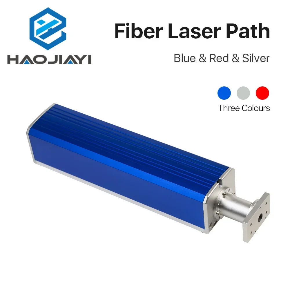 

Fiber Laser Path Blue Red Silver Standard Fiber Laser Path Housing Rayucs MAX Interface for Laser Marking Machine