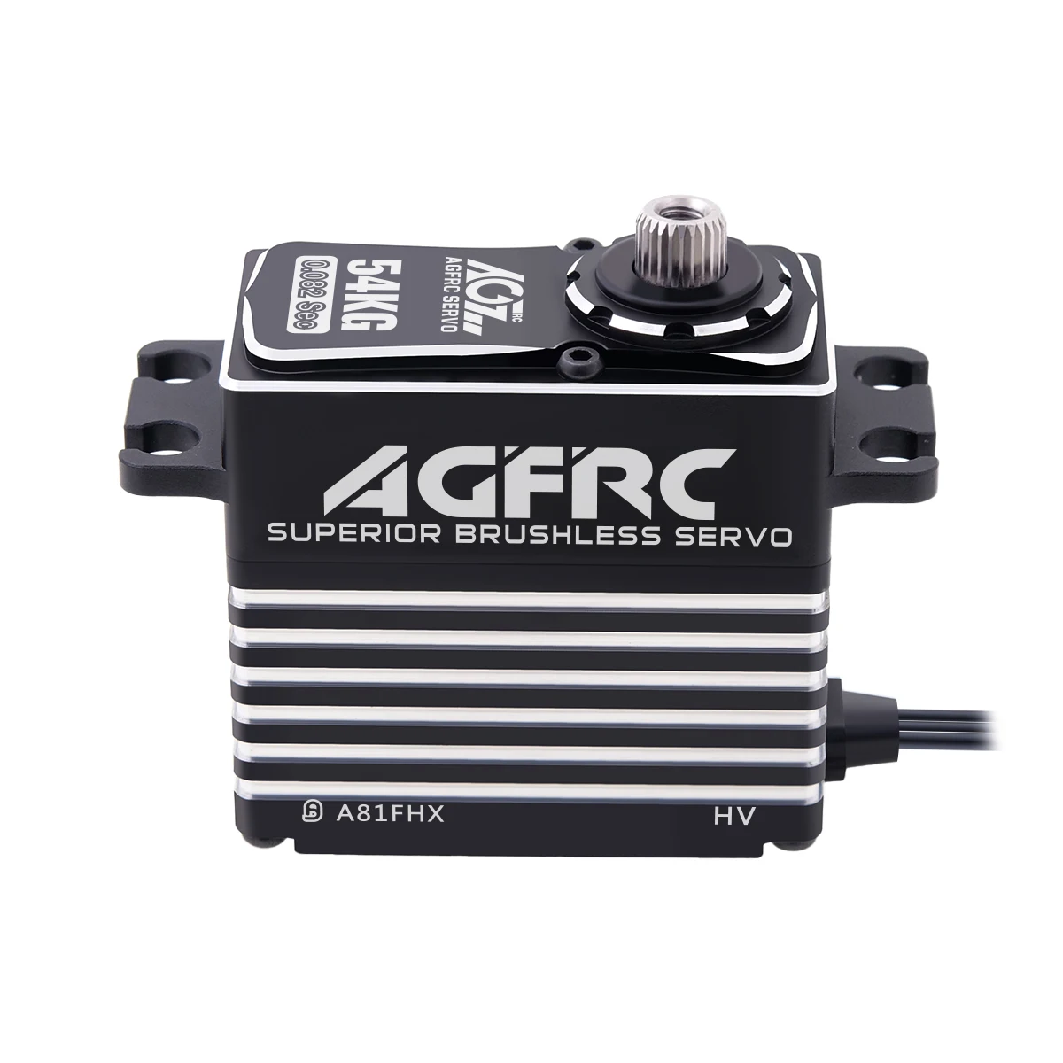 AGFRC A81FHX 54KG HV 4-Pole Brushless Super Powerful Digital Servo Motor For 1/10 1/8 RC Cars Boats Large Size Helicopter Jet
