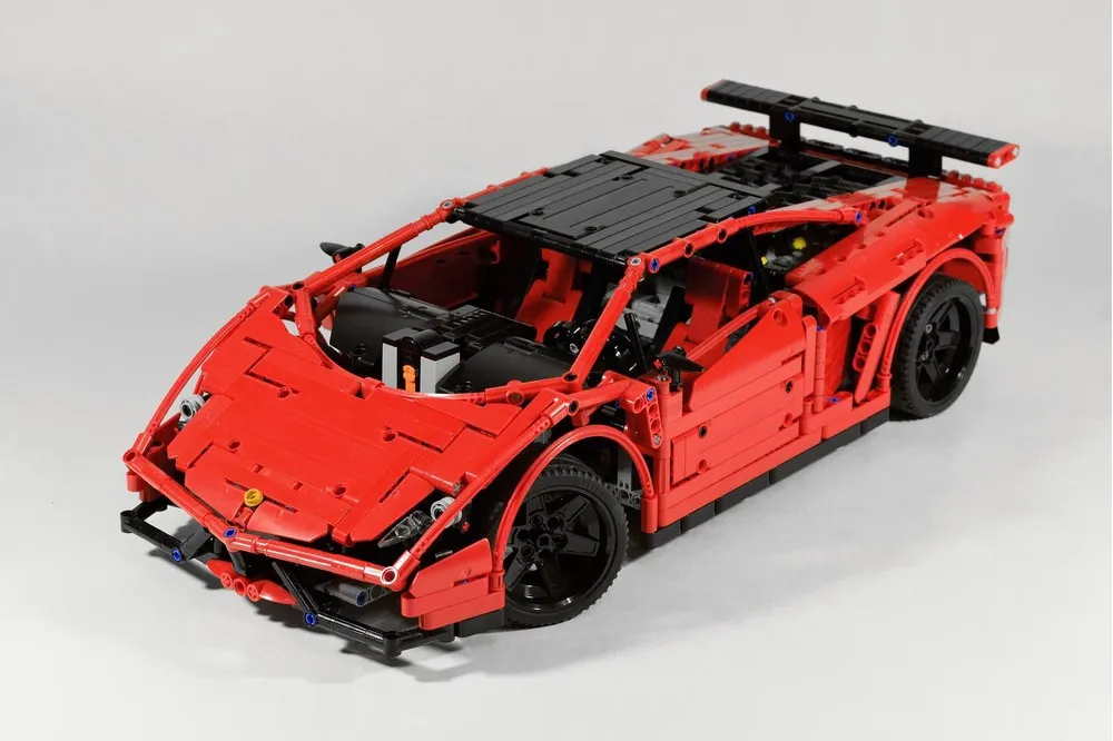 

MOC-107104 • 1676 parts Racing Supercar Model Building Blocks Speed Vehicle Bricks Toys Children Adults Assembly Christmas Gifts