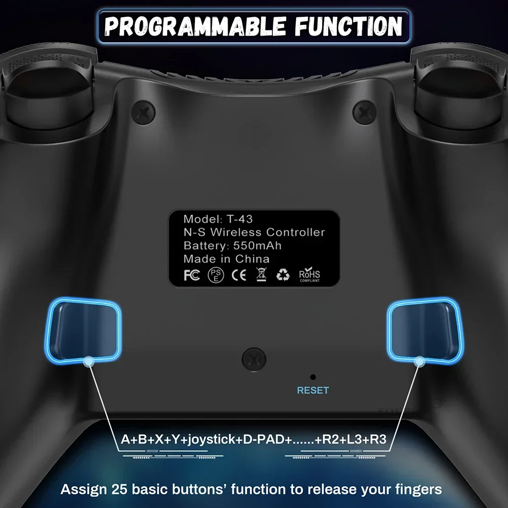 لوحة ألعاب لمفتاح نينتندو ، مفتاح لايت ، وحدة تحكم OLED مع اهتزاز المحرك ، وحدة تحكم في الألعاب وردية اللون ، تدعم الكمبيوتر