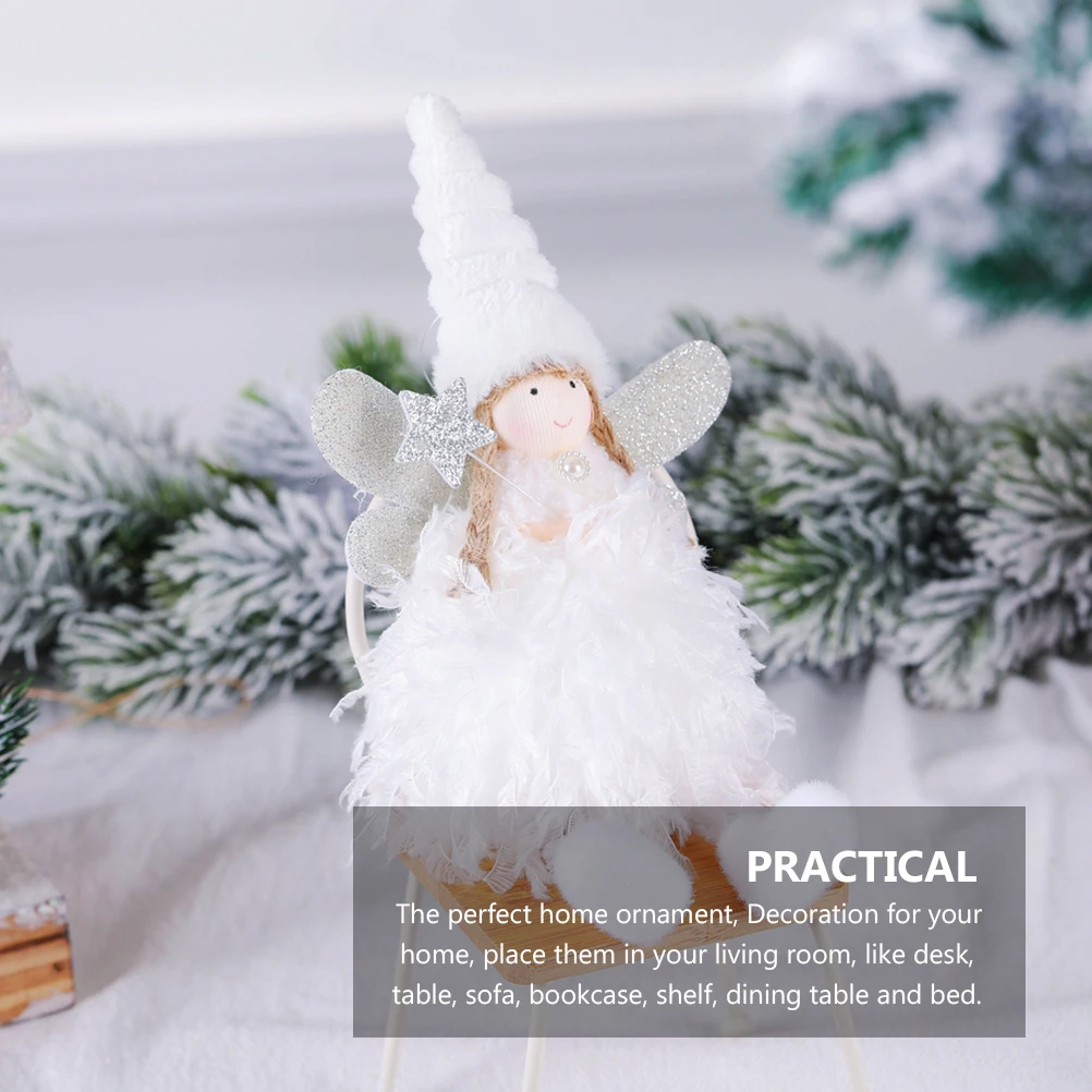 

3Pcs Unique Angel Christmas Tree Accessory Hanging Ornament for Holiday Decor Home Party Atmosphere Christmas Angel