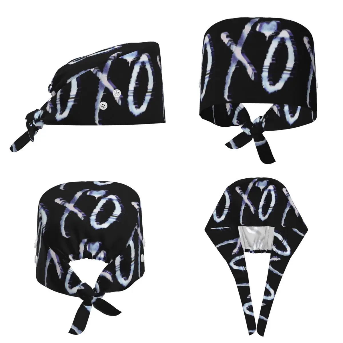 The Weeknd Scrub Hat Doctor Working Surgical Cap Men Women Adjustable Nursing Caps for Dentist