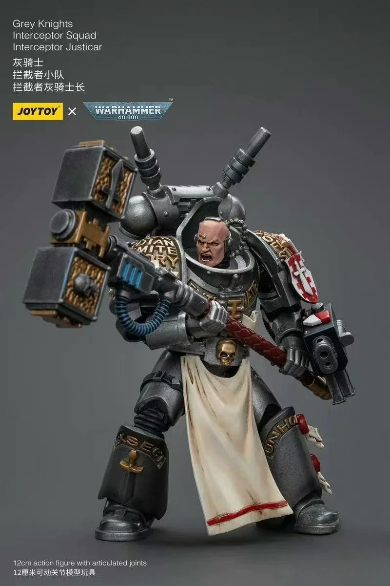 

In Stock Original JOYTOY Warhammer 40K Grey Knights Interceptor Squad Interceptor Justicar1/18 Action Figures Model Toys Gifts