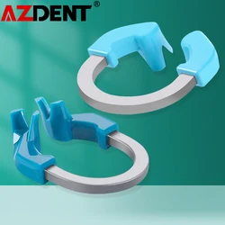 Azdent Dental Sectional Matrix System Sectional Contoured Matrix Bands Standard/Narrow Nickel Titanium Clamping Ring Lab Tools