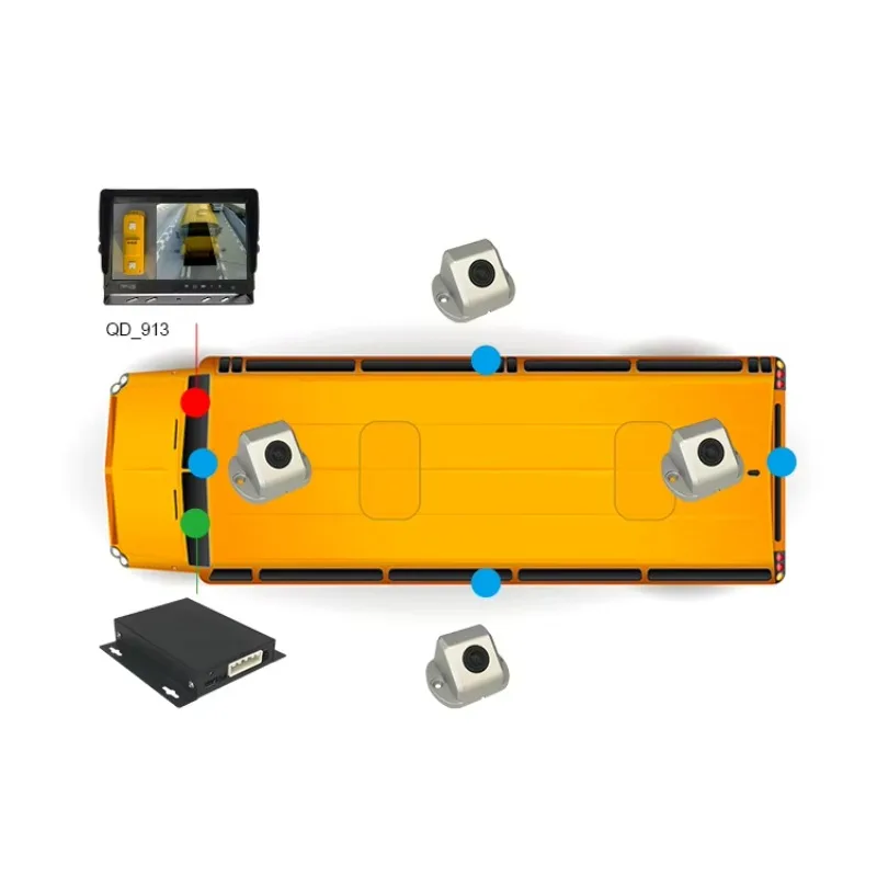 2026 360 Degree Car Monitoring System Alarm View Truck Bus Suppliers Security Camera For Bird Dvr Trucks Security Camera