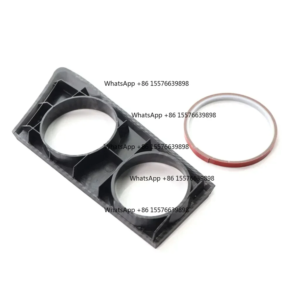 Center Console Cup Holder Carbon Fiber Center Console Cup Holder Panel Trim Cover for BMW E81 E82 E87 E88 1 Series 2004-2011 LHD