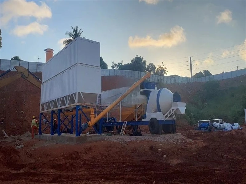 YG 25/60m3 محطة خلط الخرسانة المتنقلة بسعر المصنع عالي الجودة #6