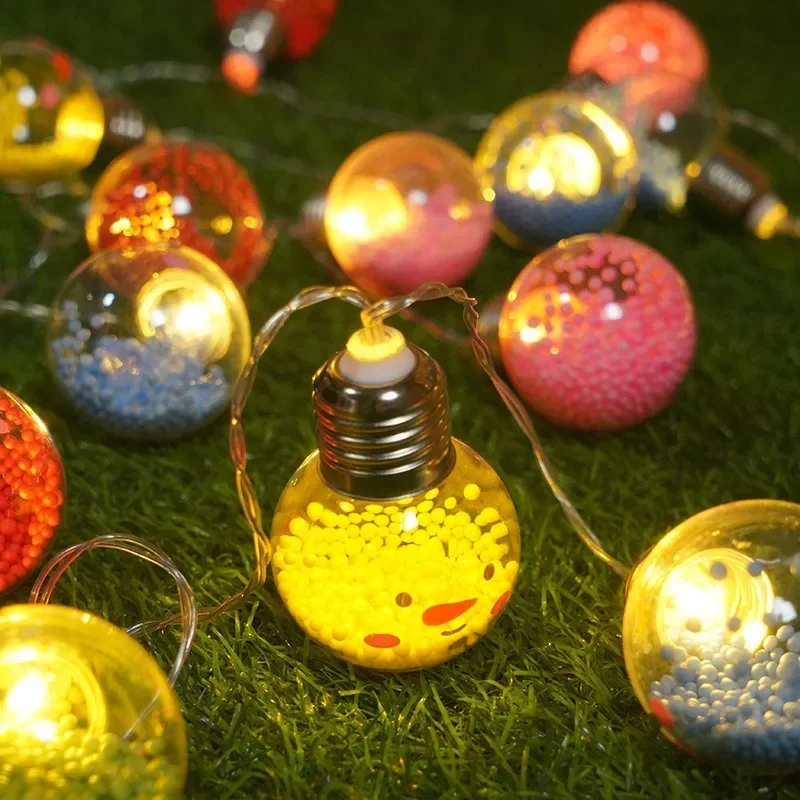 2/3/6M LED Bulb Ball String Lights Battery Power Balls Stars Garland for New Year Birthday Christmas Decor Fairy Light