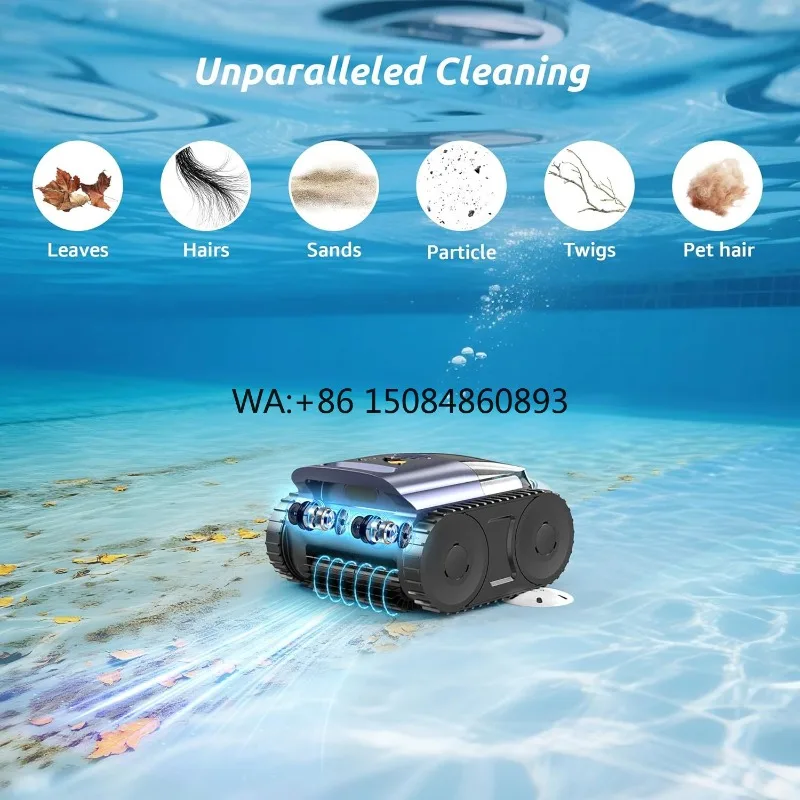 Gardeninggardening ToolsWall Climb Remote Control Swimming Pool Cleaner Robot Automatic Robotic Intelligent Pool Cleaning Robot