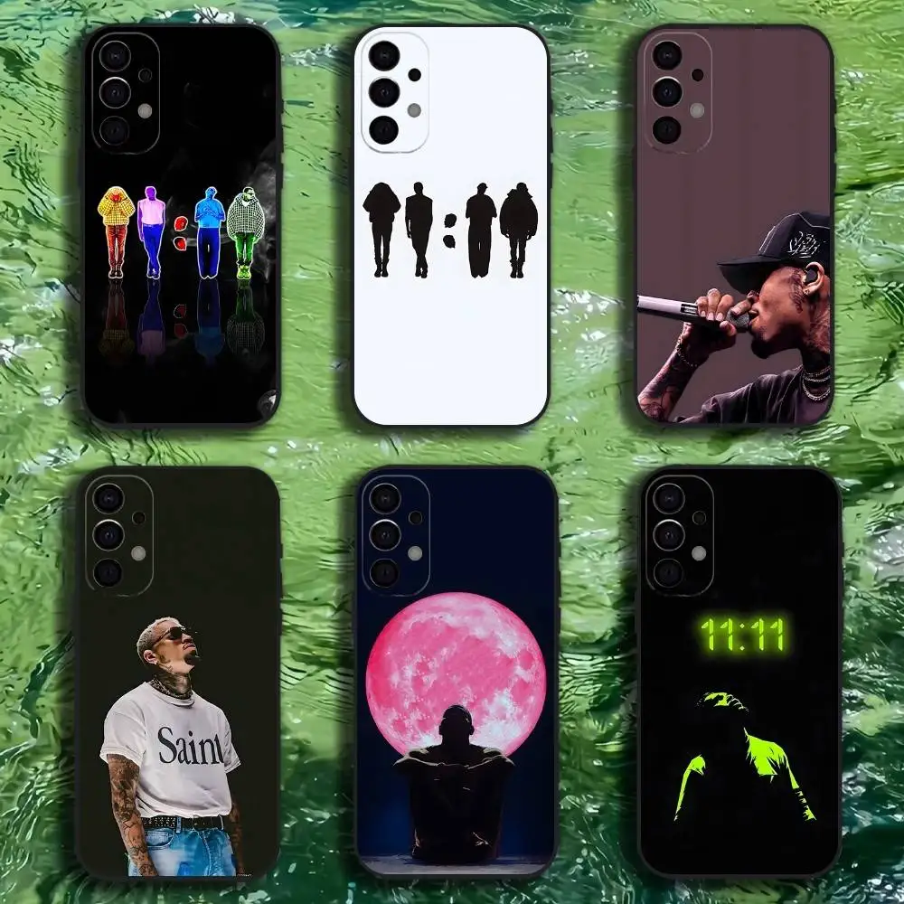 

Chris Brown American Rapper Phone Case For Samsung S25,S24,S21,S22,S23,S30,Ultra,S20,Plus,Fe,Lite,Note,10,9,5G Black Cover