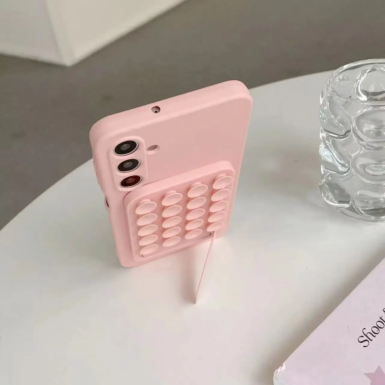 Magnetic Suction Cup Phone Holder for Apple Iphone 17 16 15 14 13 Samsung Creative Foldable Stand Holder For Magsafe Accessories view 3