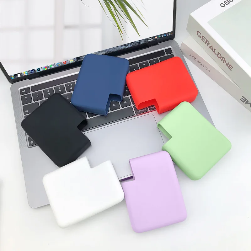 For MacBook Pro/Air Charger Soft Silicone Power Adapte Case For MacBook 140 96 87 85 70 67 61 60 45 35 30 29W Case