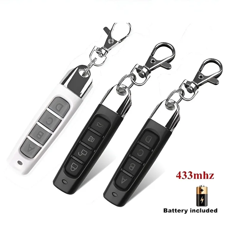 Wireless 433Mhz Remote Control Copycode Remote Control 4-Channel Electricclone Door Universal Garage Door Control