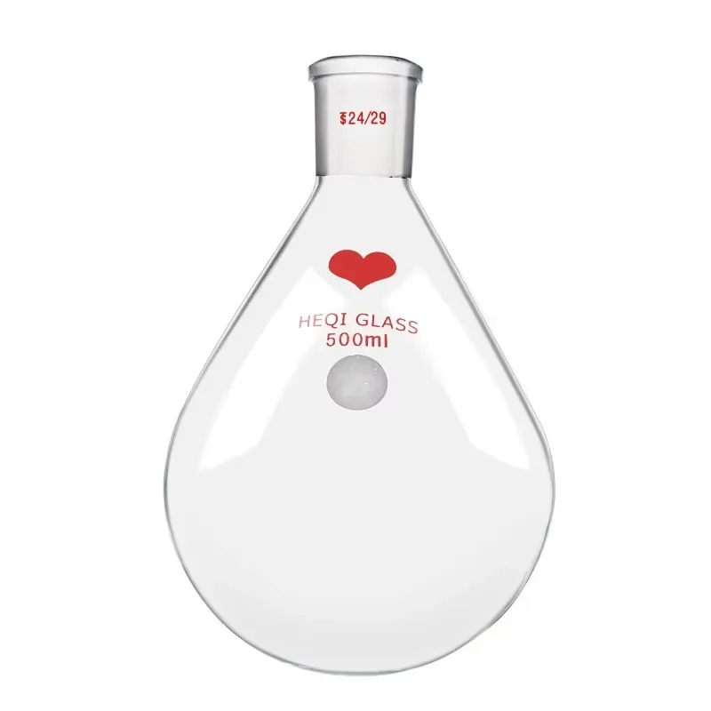 boiling flask round bottom flask thick wall borosilicate 3.3 glass flask