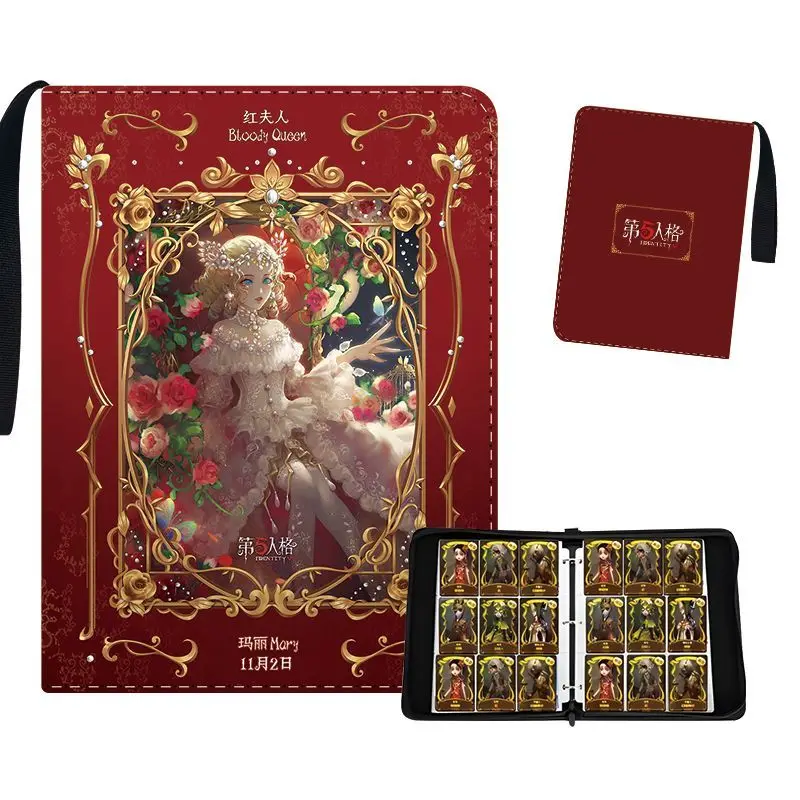 400pcs-900pcs-identity-v-card-storage-book-anime-card-binder-photocard-pu-zipper-photo-album-adult-kids-gifts-children-toys