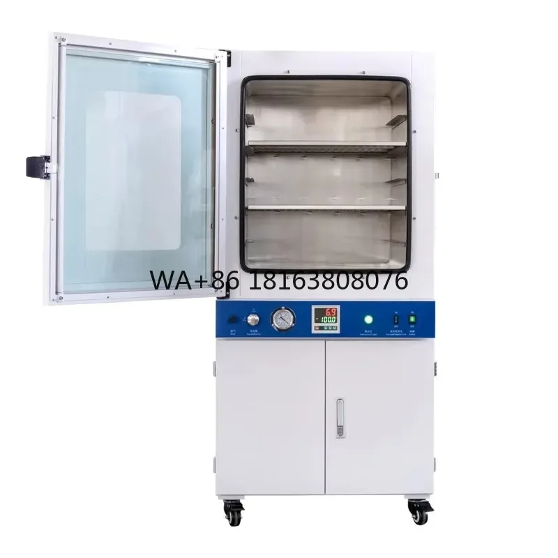 Lab Vacuum Drying Oven Digital PID Controller 200C Stainless Steel Heat Sensitive Material Dehydration