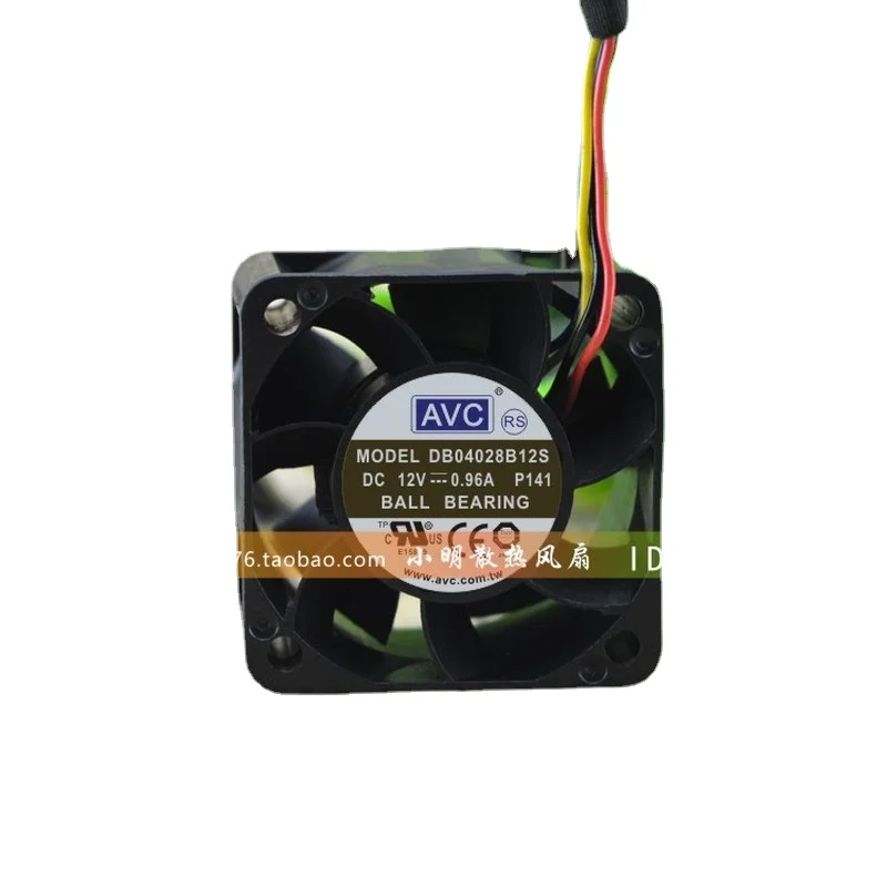 

New Fan For AVC DB04028B12S 4028 12V 0.96A 4CM PWM Violent Cooling Fan 40*40*28mm