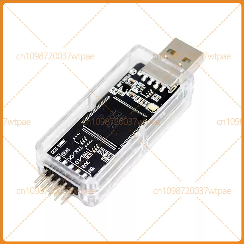 For XDS110 Debug Probe Emulator Downloader, For TI DSP MCU C2000, Over‑current & ESD Protection, Driver‑Free