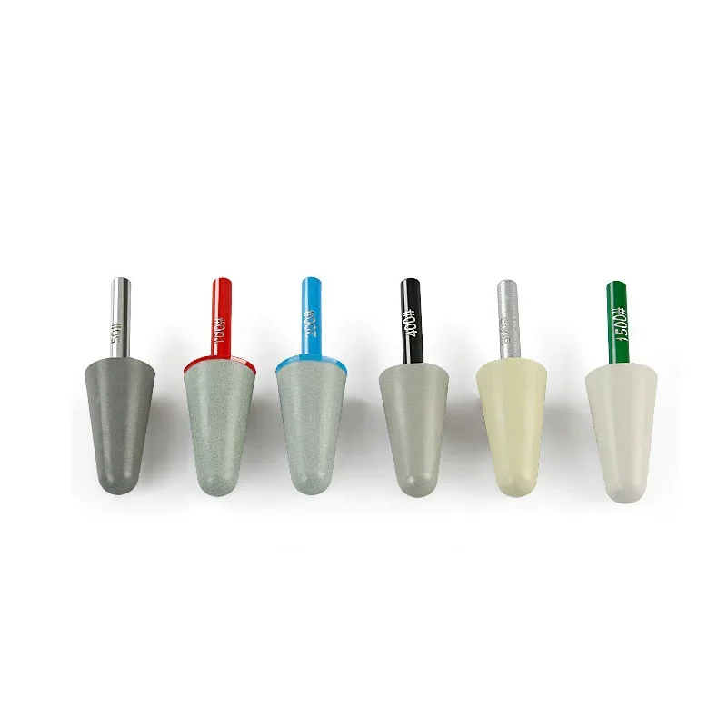 Diamond Small Grinding Wheel Conical Resin Grinding Head Rotary Tool for Stone Polishing Carving Processing Bur Kit