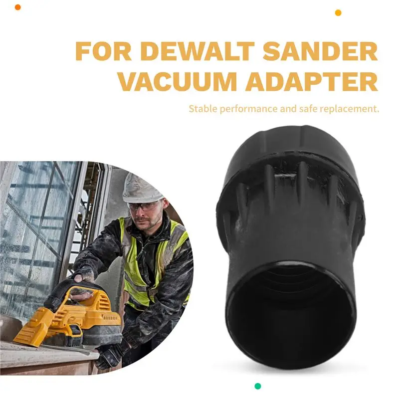 A21Q -1 PCS DWV9000 Quick Multi-Function Connector Black Universal For Dust Extractors,Vacuum Hose, Various DW Tools & Sh