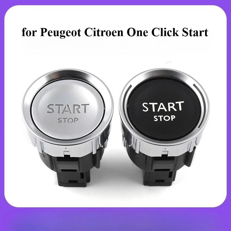 

1pcs for Peugeot 408 508 3008 2008 for Citroën C4L C5 308 One Click Start Switch Button Automotive Parts