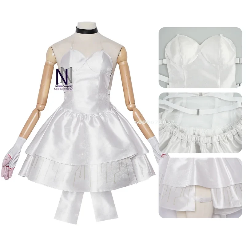 

Game Character Moon Moth Cosplay Costume Burned Lace Dress Full Set High Quality Anime Clothes Halloween Party (Femaler;5'b\7,k/