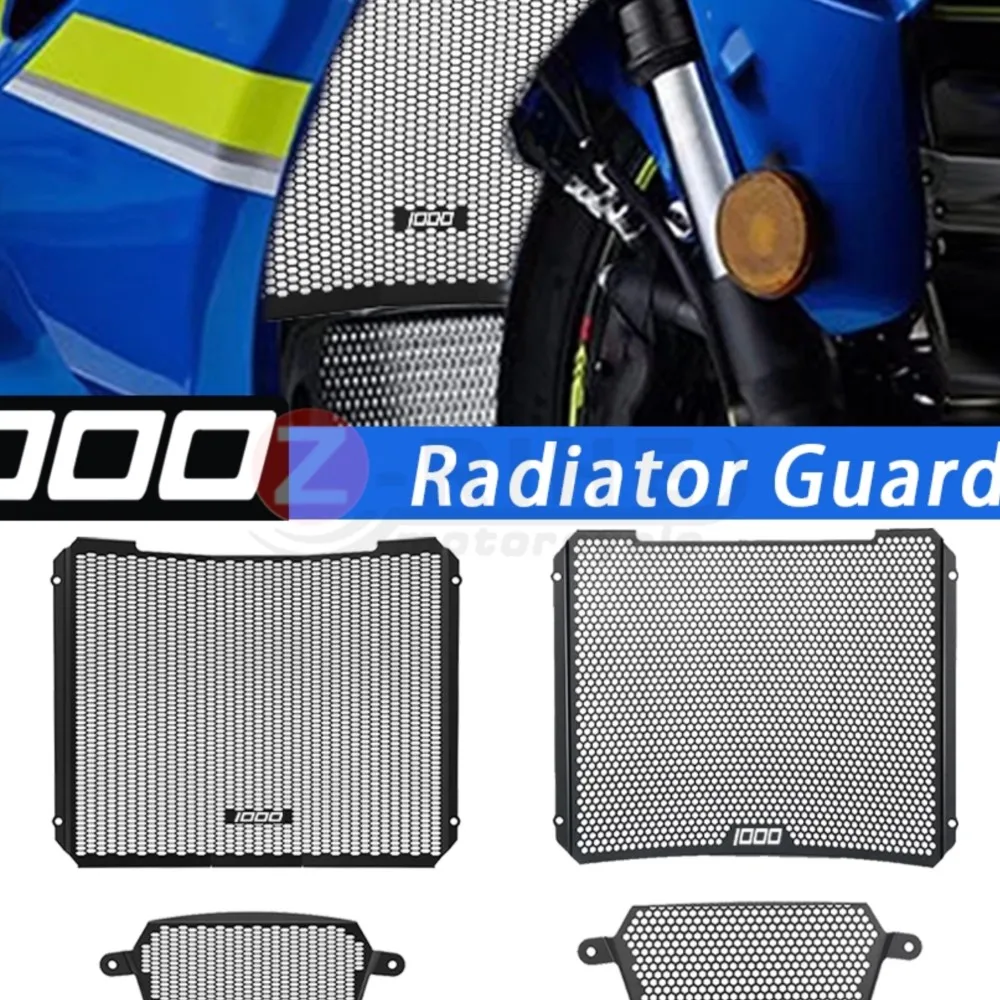 

2025 FOR Suzuki GSXR GSX R GSX-R 1000 R 1000R ABS Radiator Grille Guard Protector Cover 2017 2018 2019 2020 2021 2022 2023 2024