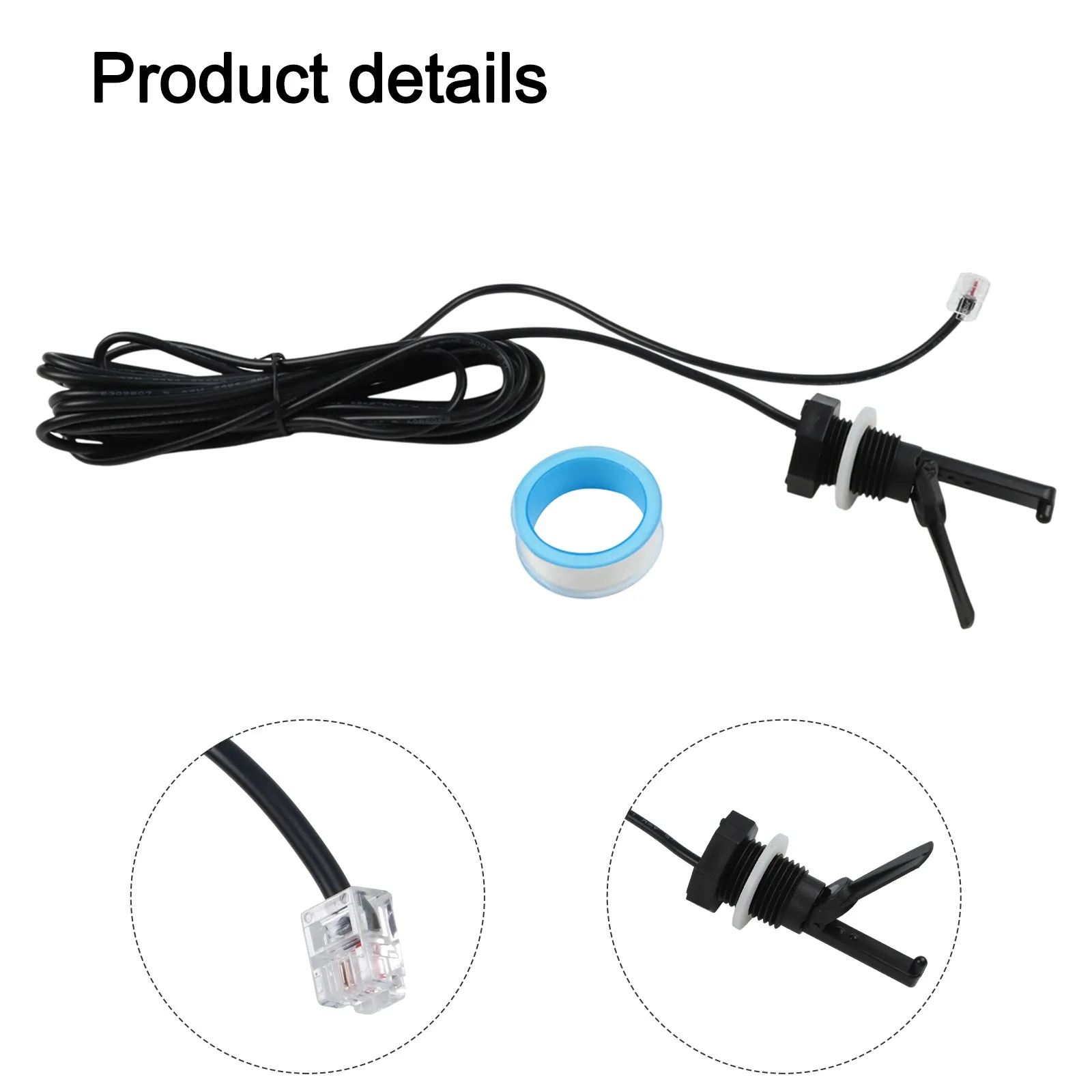 

15ft Cable Enhanced Sensitivity Flow Switch Kit Part 1 2'' Thread Compatibility Enhanced Sensitivity Reliable Performance