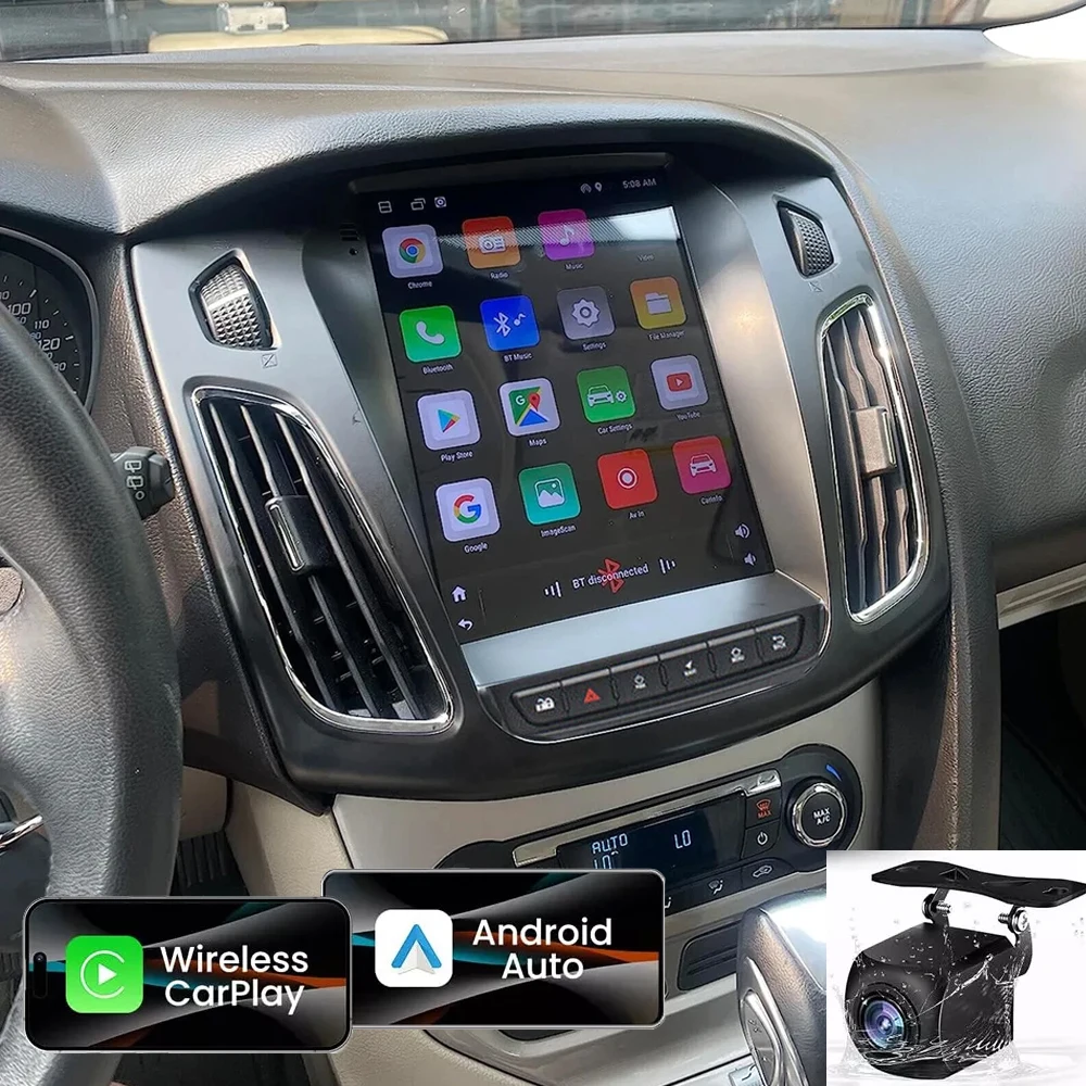 

2Din Android 15 Car Stereo Radio Multimedia Video Player For Ford Focus 3 Mk 3 2011 -2017 2018 2019 GPS Navigation Carplay WIFI