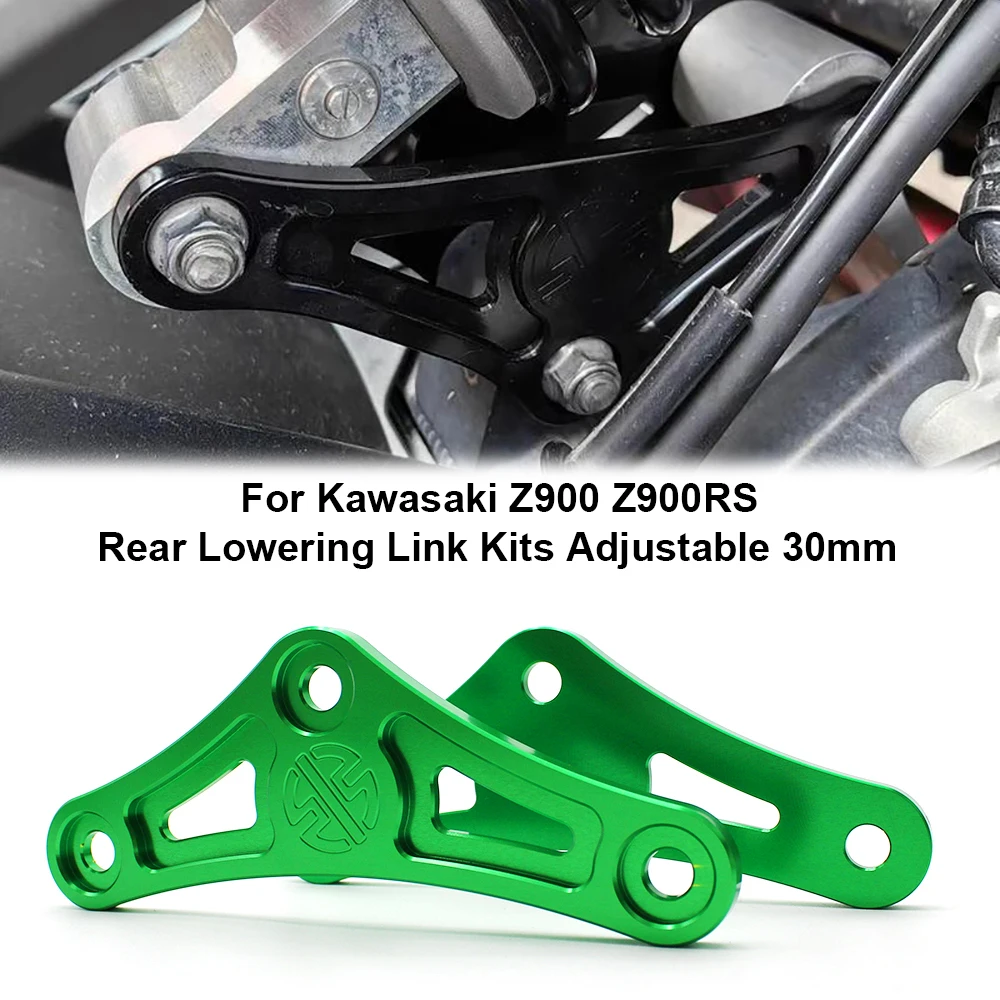 

For Kawasaki Z900 Z900RS Cafe 2017-2023 Motorcycle Rear Shock Absorber Suspension Lowering Link Body Lowering 30mm Device