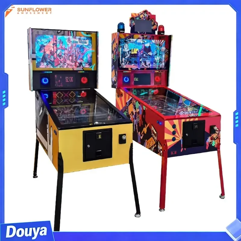 High Quality 4K Ultra HD Pinball Machine High Refresh Four Screen Virtual Pinball Sports Games Arcade with Force Feedback